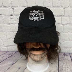 Wrangler Canadian Finals Rodeo Fan 2007 Hat Cap Strap Back Black Embroidered